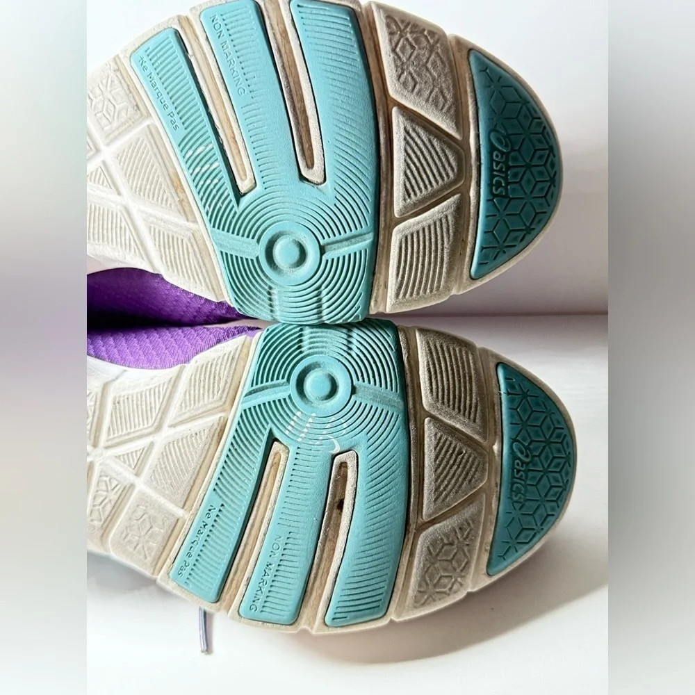 Asics Women's Gel Muse Fit S454N Purple Blue Running Shoes Sneakers